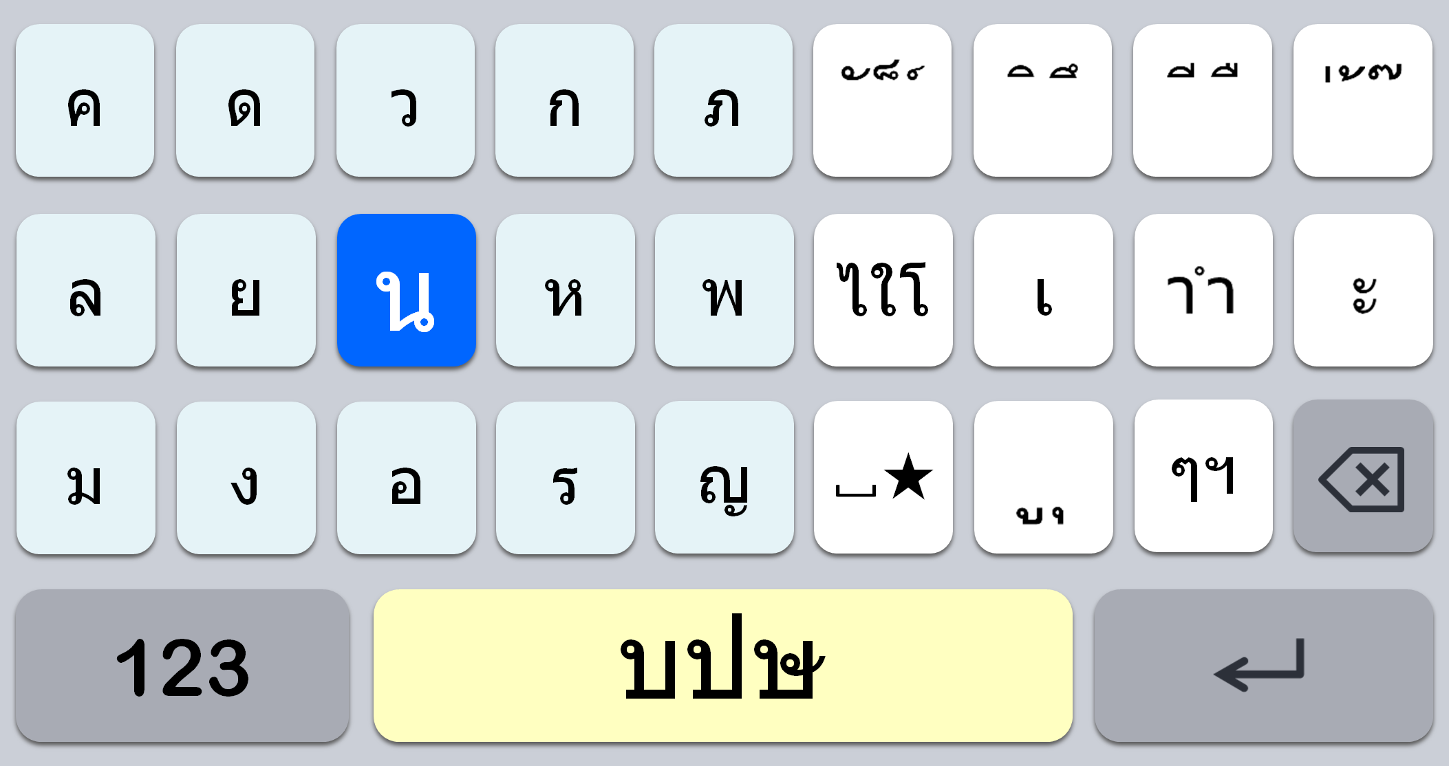 ဗျည်းရိုက်နှိပ်ပုံစံ